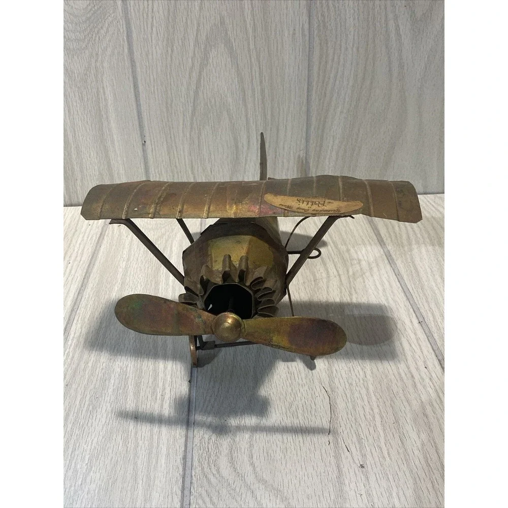 George Imports Vintage Airplane Music Box Fly Me To The Moon & Pattis